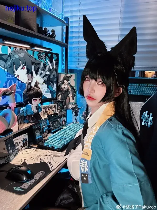 狐洛洛子女仆天使傍晚阳台