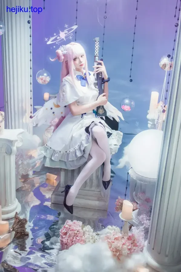 艾西aiwest cos贞德 白袍和眼神