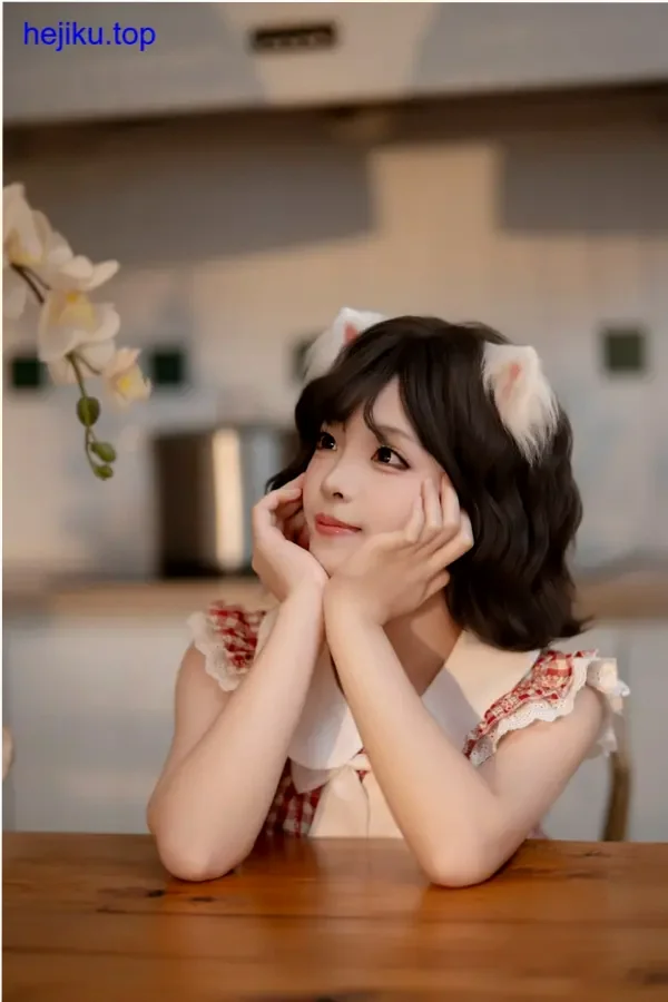 Bangni邦尼泳池边泳装写真图