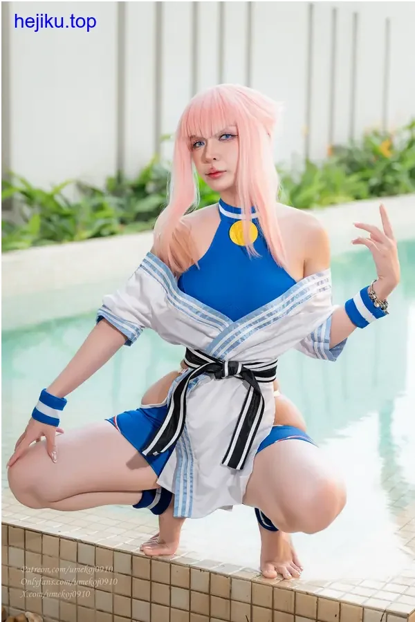 umeko jumeko-不知火舞废墟场景光影与格斗家神态